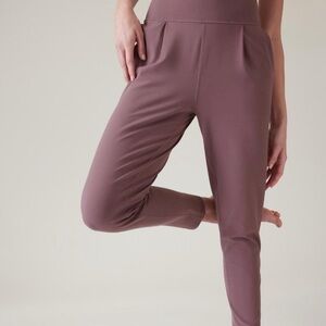 Athleta Mauve Track Pants